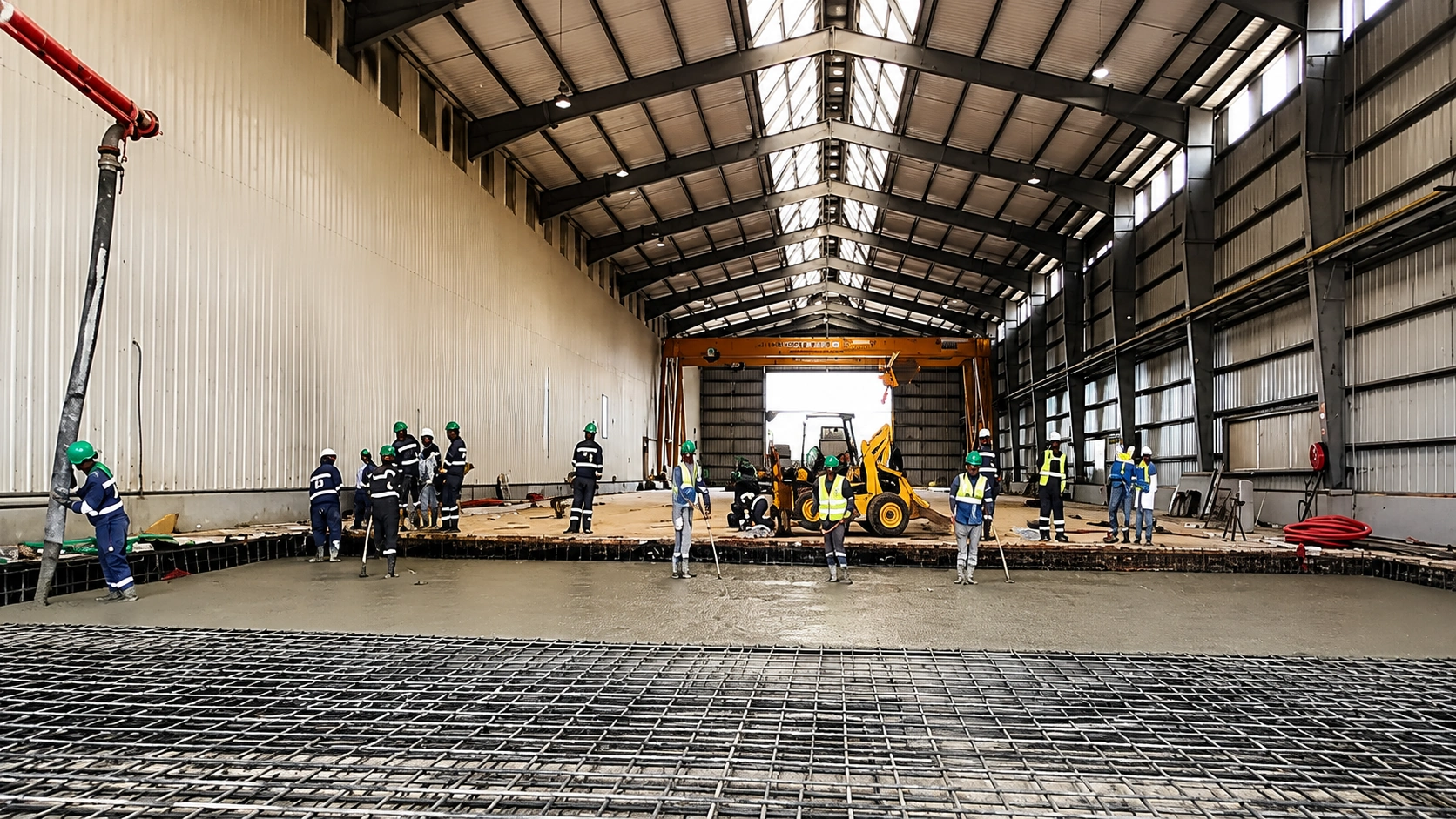 Instalação industrial MB Massiv Bau
